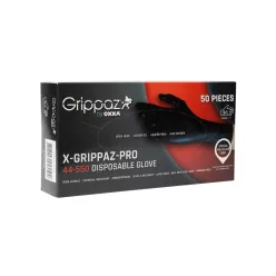 OXXA X-Grippaz Pro 44-550 nitril kesztyű fekete 50 pár -10