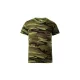 MALFINI CAMOUFLAGE gyerek póló zöld terepszín -134 cm/8 éves