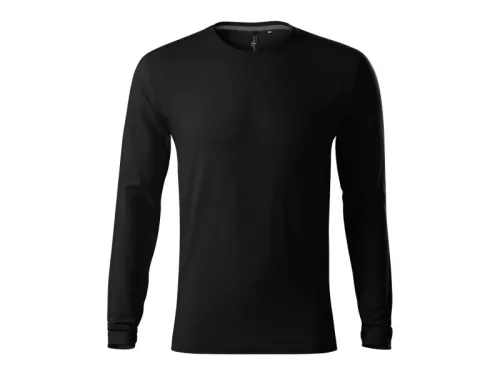 MALFINI BRAVE férfi hosszú ujjú póló fekete -XL