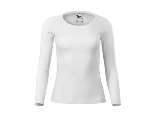 MALFINI FIT-T LS női hosszú ujjú póló fehér -L