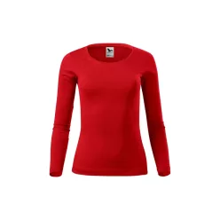 MALFINI FIT-T LS női hosszú ujjú póló piros -S