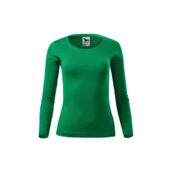 MALFINI FIT-T LS női hosszú ujjú póló fűzöld -M