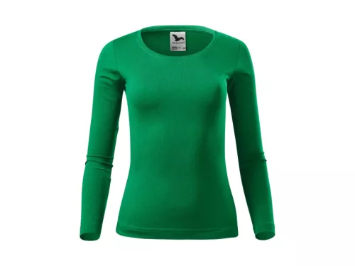MALFINI FIT-T LS női hosszú ujjú póló fűzöld -M