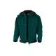 QUALITEX PRO férfi softshell téli munkakabát zöld-fekete -5XL