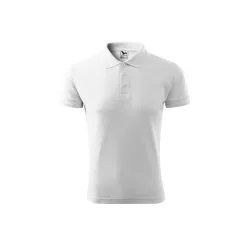 MALFINI PIQUE férfi galléros póló fehér -3XL