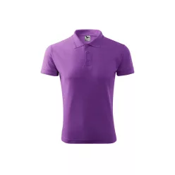 MALFINI PIQUE férfi galléros póló lila -2XL