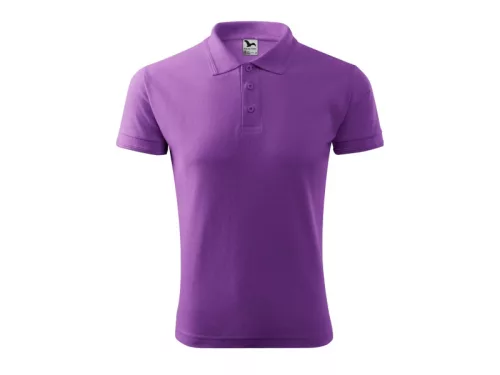 MALFINI PIQUE férfi galléros póló lila -2XL