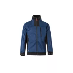   VELILLA átmeneti softshell kabát (kéttónosú, 320gsm) márványozott sötétszürke-fekete -XL