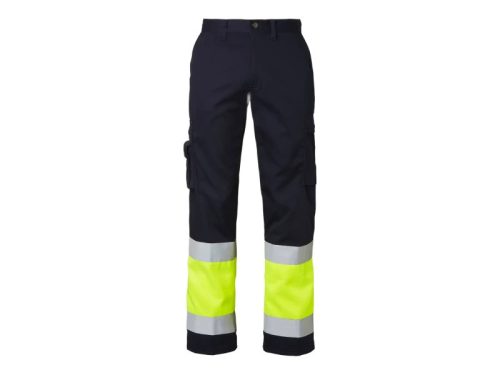 Top Swede jól láthatósági nadrág -tengerkék/jelzősárga 48()