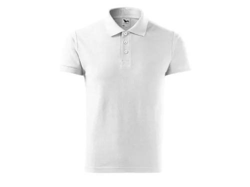 MALFINI COTTON férfi galléros póló fehér -XL