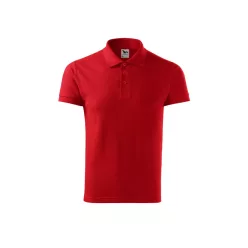 MALFINI COTTON férfi galléros póló piros -3XL