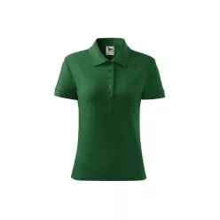MALFINI COTTON női galléros póló üvegzöld -2XL