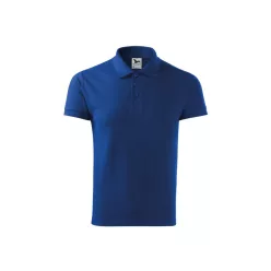 MALFINI COTTON HEAVY férfi galléros póló királykék -M