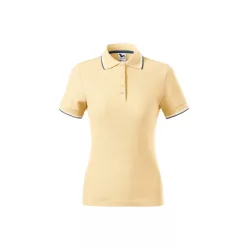 MALFINI FOCUS női galléros póló bourbon vanilla -S