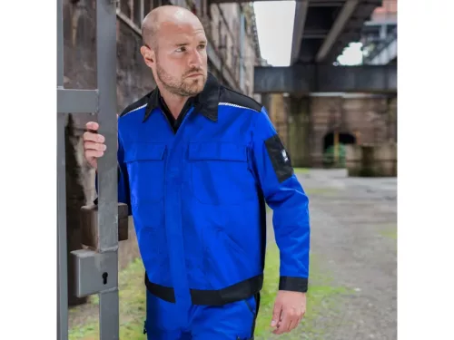 BURGIA IMAGE munkakabát 245g/m2 zöld-fekete -3XL