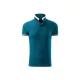 MALFINI COLLAR UP férfi galléros póló petrol kék -2XL