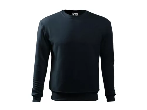 MALFINI ESSENTIAL férfi/gyerek környakú pulóver tengerészkék -158 cm/12 éves