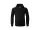 MALFINI TRENDY ZIPPER gyerek kapucnis pulóver fekete -134 cm/8 éves