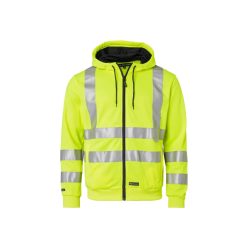   Top Swede láthatósági biztonsági pulóver, kapucnis -sárga XL()