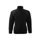 MALFINI JACKET Hi-Q vastag unisex polár pulóver fekete -3XL