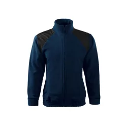   MALFINI JACKET Hi-Q vastag unisex polár pulóver tengerészkék -L