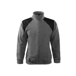   MALFINI JACKET Hi-Q vastag unisex polár pulóver acélszürke -XL