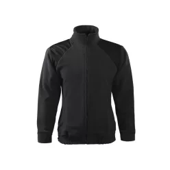   MALFINI JACKET Hi-Q vastag unisex polár pulóver ébenszürke -3XL