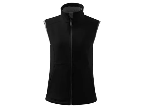 MALFINI VISION női softshell mellény fekete -S