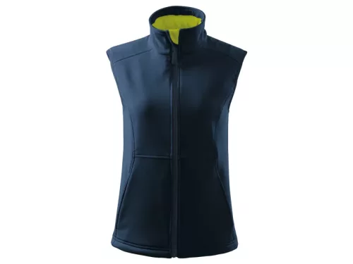 MALFINI VISION női softshell mellény tengerészkék -2XL