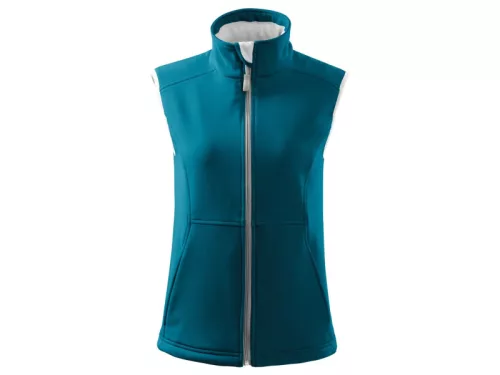MALFINI VISION női softshell mellény sötét türkiz -M