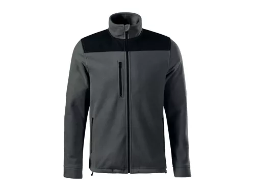 MALFINI EFFECT unisex polár pulóver acélszürke -L