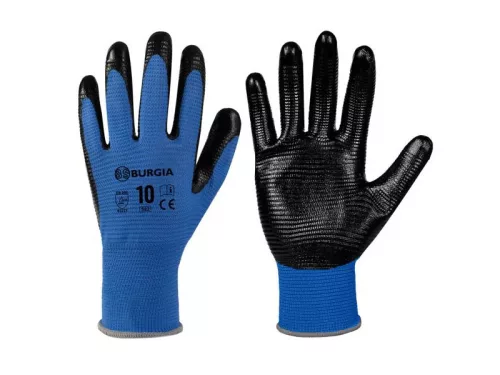 BURGIA 582 nitril védőkesztyű kék -10()
