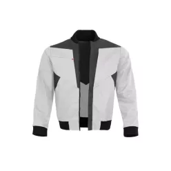   QUALITEX X-Serie férfi munkakabát (derékban húzott) szürke-fekete -2XL
