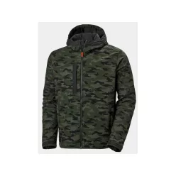   Helly Hansen KENSINGTON férfi kapucnis softshell kabát terepszín -M()