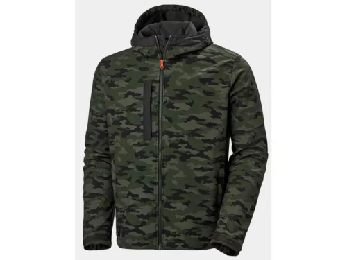 Helly Hansen KENSINGTON férfi kapucnis softshell kabát terepszín -M()