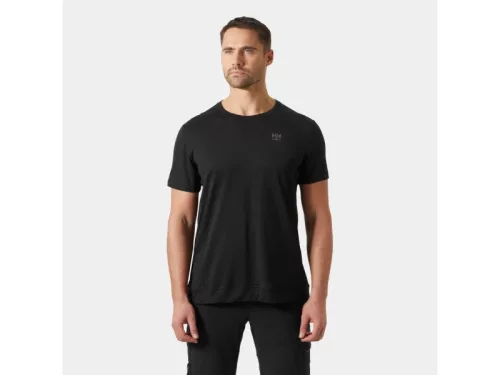 HH LIFA ACTIVE T-SHIRT férfi rövidujjú aláöltözet fekete- 4XL()