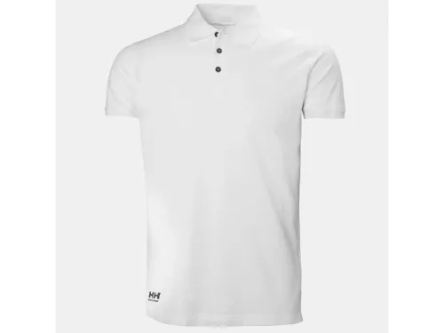 HELLY HANSEN MANCHESTER CLASSIC férfi galléros póló fehér -M
