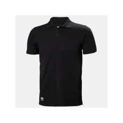   HELLY HANSEN MANCHESTER CLASSIC férfi galléros póló fekete -M