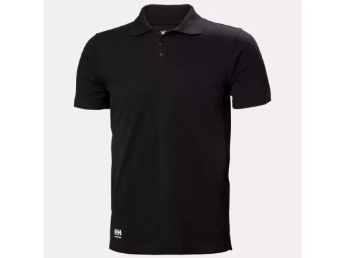 HELLY HANSEN MANCHESTER CLASSIC férfi galléros póló fekete -XL