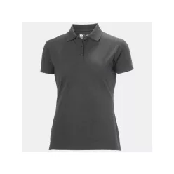   HELLY HANSEN MANCHESTER CLASSIC női galléros póló sötétszürke -M