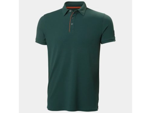 HELLY HANSEN TECH POLO férfi technikai galléros póló sötét fenyőzöld -3XL()