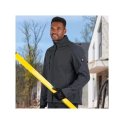 BURGIA Softshell kabát - antracit-fekete - M