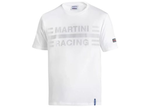 SPARCO T-SHIRT MARTINI RACING BIG LOGO unisex póló fehér -L()
