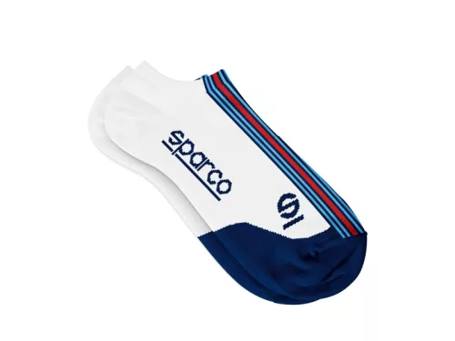 Sparco martini racing iconic zokni fehér-kék -41-46 Sparco termék – munkavédelmi kiegészítő