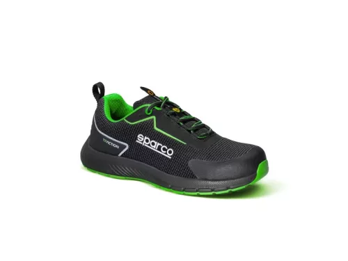 SPARCO TRACTION SANYO ESD S1PS SR FO HRO munkavédelmi cipő fekete-zöld -39()
