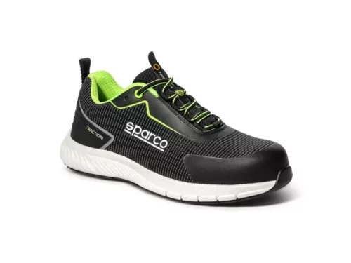 SPARCO TRACTION YUKI ESD S1PS SR FO HRO védőcipő fekete-zöld -42