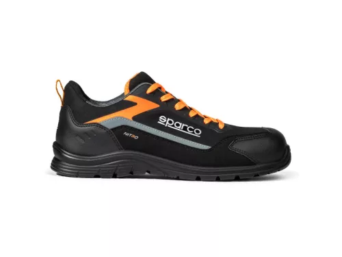 SPARCO NITRO ADVANCED ELFYN ESD S3S SR FO SC munkavédelmi cipő fekete-narancssárga -43