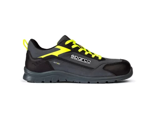 SPARCO NITRO ADVANCED KALLE ESD S3S SR FO SC munkavédelmi cipő szürke-sárga -43