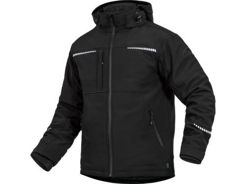 LEIB FLEX Casual téli softshell kabát fekete -4XL()