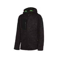 LEIB FLEX gyerek polár kapucnis pulóver fekete -104()